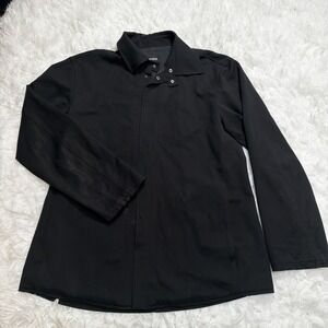 Vintage 1990's Giorgio Armani Jacket Men 40 US Large Black Wool Blend Italy Rare